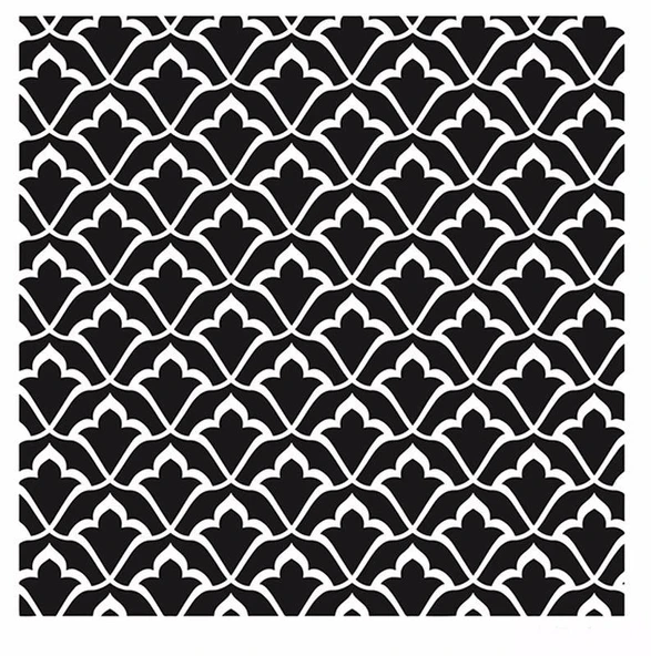 HD102 Home Dekor Stencil 45x45 ürün görseli 1