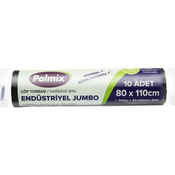 ÇÖP TORBASI END JUMBO 80X110 10LU 400gr ürün görseli 1