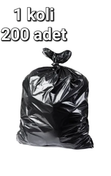 ENDÜSTIRIYEL Battal Boy Çöp Poşeti Siyah 10 Adet 72x95 cm Kolide 20 Paket ürün görseli 1