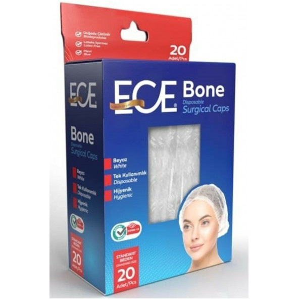 ece Saç Bonesi Beyaz 20 Adet ürün görseli 1