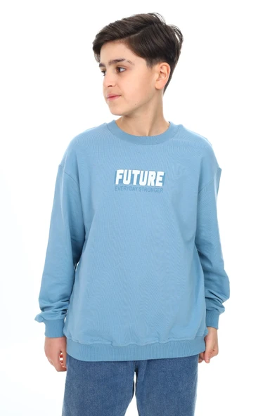 Toontoy Erkek Çocuk Baskılı Sweatshirt - Resim 2