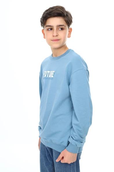 Toontoy Erkek Çocuk Baskılı Sweatshirt - Resim 3