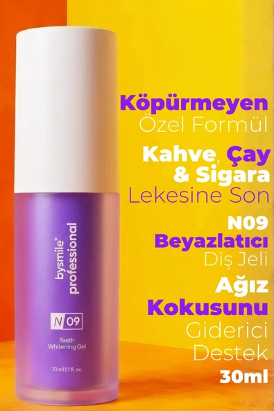 BySmile Professional No:09 Mor Diş Beyazlatıcı Jel ürün görseli 1