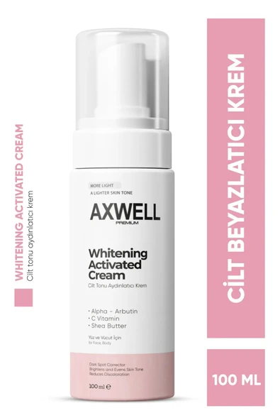 AXWELL PREMIUM Cilt Beyazlatıcı Aydınlatıcı Alpha Arbutin Leke Karşıtı Krem Vitamin C, Shea Butter Krem ürün görseli 1