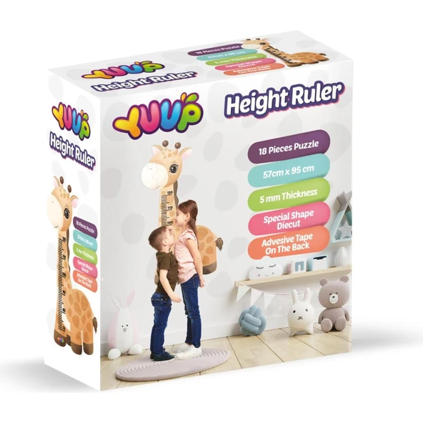 Yuup Height Ruler (Boy Ölçer) Zürafa Boy Cetveli ürün görseli 1