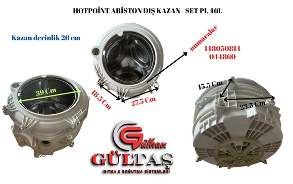 HOTPOİNT ARİSTON İNDESİT DIŞ KAZAN - SET PL 46L ürün görseli 1