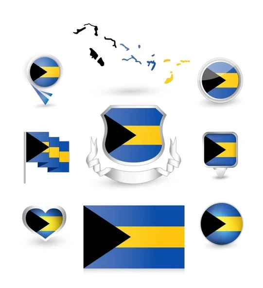 Bahamalar Sticker Set ürün görseli 1