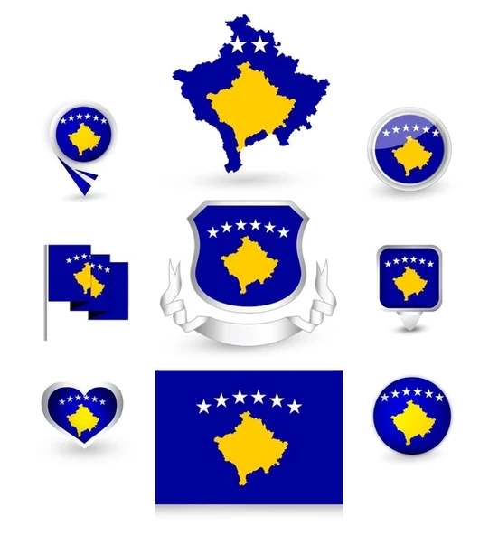 Kosova Sticker Set ürün görseli 1