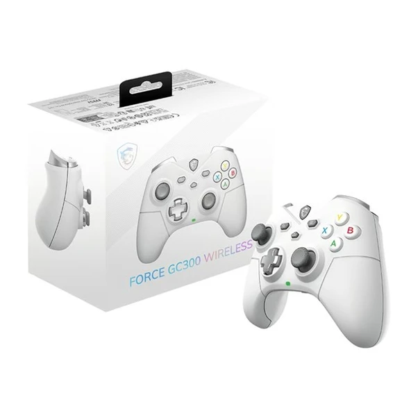 MSI GG FORCE GC300 W Beyaz Oyun Kolu Kablosuz Gamepad ürün görseli 1