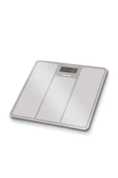 Aprilla Abs-1033 Yüksek Hassasiyetli Dijital Banyo Baskülü Beyaz ürün görseli 1