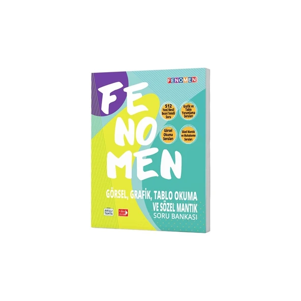 Fenomen LGS 8. Sınıf  Görsel, Grafik, Tablo Okuma ve Sözel Mantık Soru Bankası ürün görseli 1