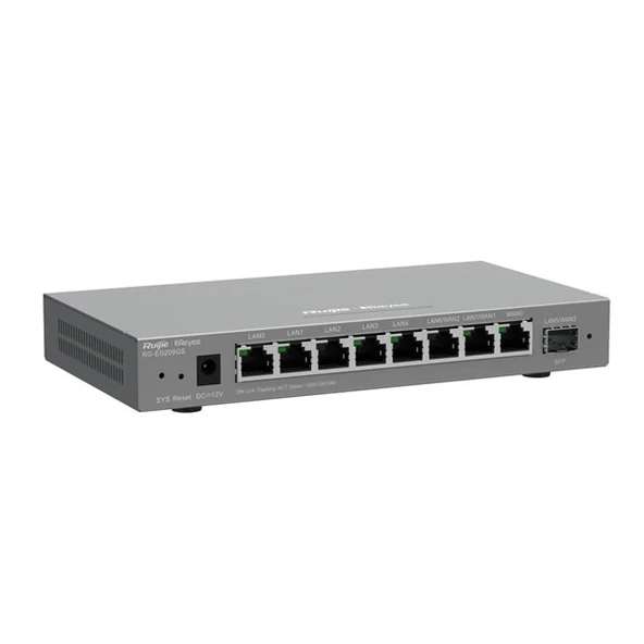 RUIJIE REYEE 8port RG-EG209GS GIGABIT YÖNETİLEBİLİR ROUTER ürün görseli 1