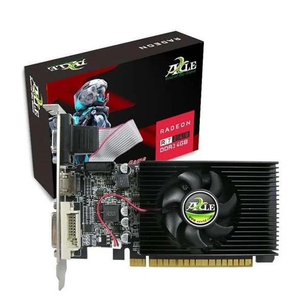 AXLE 4GB R7 240 AX-R7-240/4GD3P8DIP DDR3 128bit HDMI-DVI PCIE 2.0 ürün görseli 1
