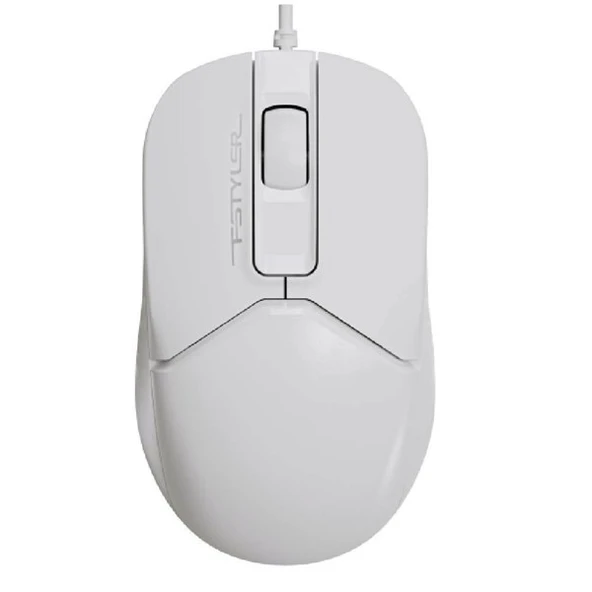 A4 TECH FM12 USB 1000dpi Optic Beyaz Mouse - Resim 2