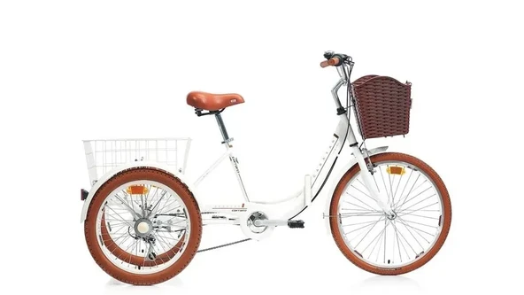 CARRARO CARAVAN KARGO KATLANIR ŞEHİR BİSİKLETİ 410H V 24 JANT 6 VİTES ALTIN BEYAZ SİYAH KAHVERENGİ ürün görseli 1