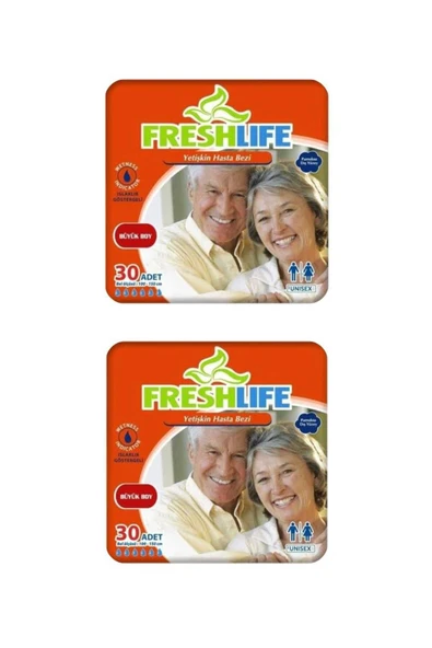 FRESHLİFE Belbantlı Large Hasta Bezi 2 PAKET (60 ADET) ürün görseli 1