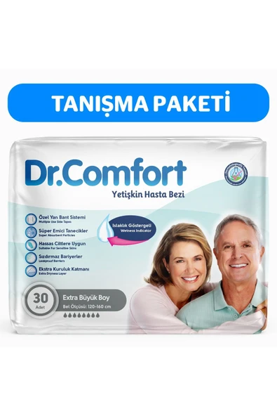 NMY DR.COMFORT YETİŞKİN HASTA BEZİ L BEDEN ürün görseli 1