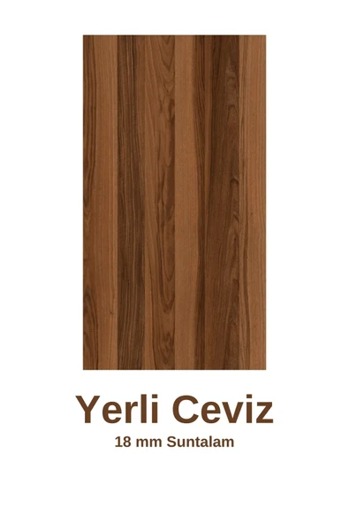 Tree Dekoratif Kitaplık Ceviz - Resim 8