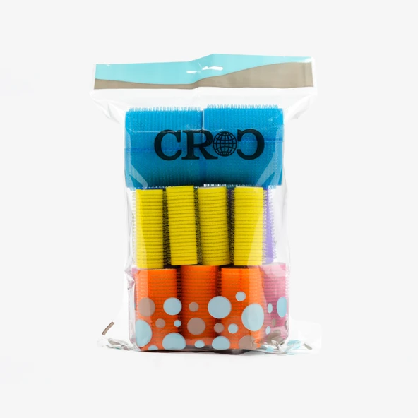 Croc 1210 Cırtlı Sünger Bigudi 14Lü Karma Paket ürün görseli 1
