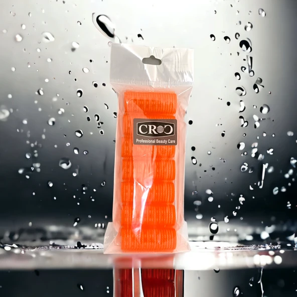 Croc 1216 Cırtlı Yapışkanlı Bigudi 7Li Çap 2,5Cm ürün görseli 1