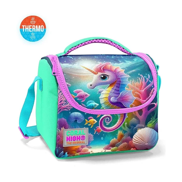 Coral High Thermo Beslenme Çantası Denizatı Desenli 11788 ürün görseli 1