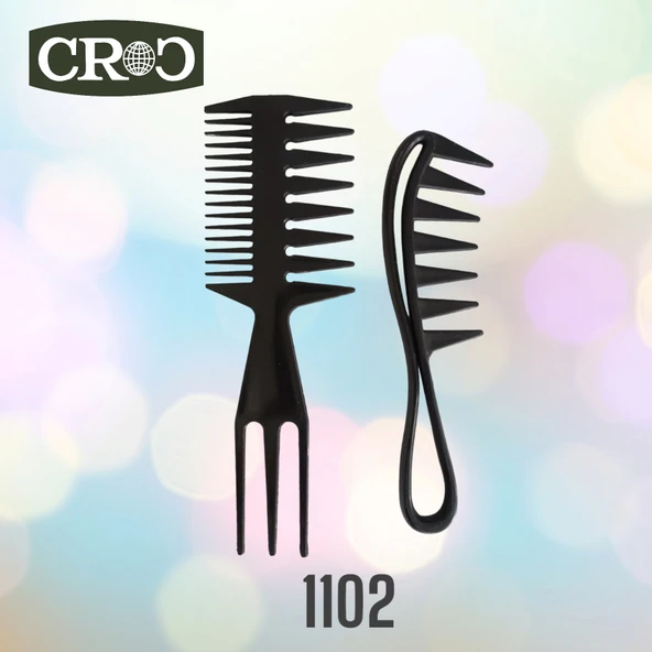 Croc 1102 Şekillendirici Tarak Seti 2Li - Resim 2