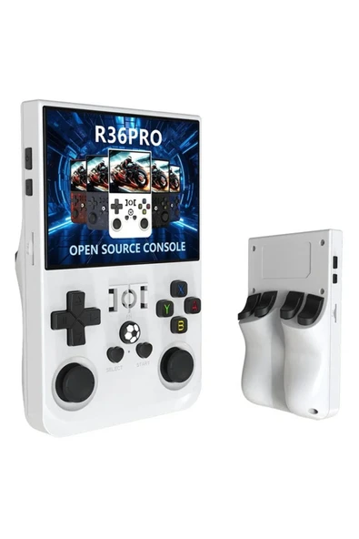 R36PRO Retro Video Oyun Konsolu Linux Sistemi 3.5 Inç IPS Ekran 64 GB Taşınabilir El Konsolu ürün görseli 1