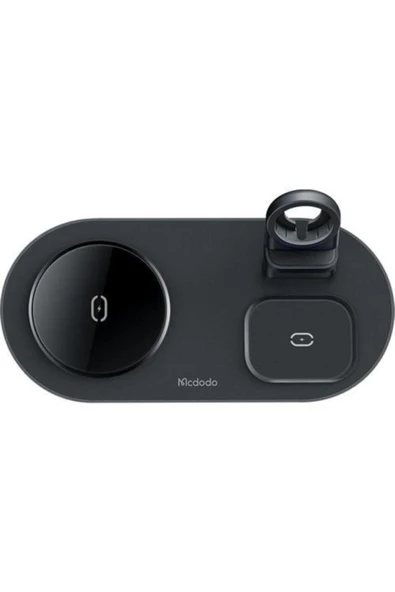 3in1 Iphone Air Pod Apple Watch Magsafe Kablosuz Şarj Cihazı Siyah Ch-7061 ürün görseli 1