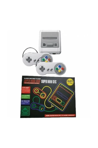 Süper Atari 621 Adet 8 Bit Oyun Içinde Hdmı Ile Kolay Bağlantı Süper Mini ürün görseli 1