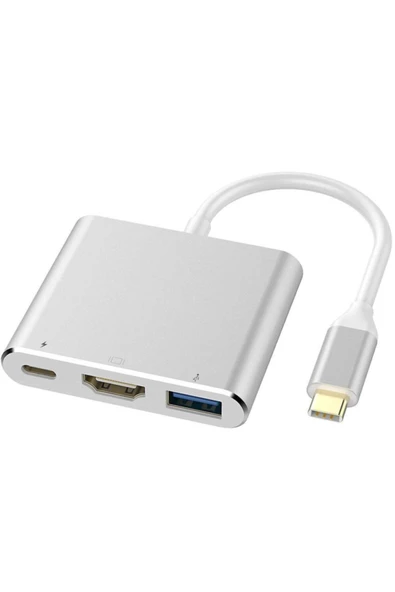 Macbook Matebook Switch Tablet Telefon Hdmi Usb 3.0 Pd Şarj Type-c Çevirici ürün görseli 1