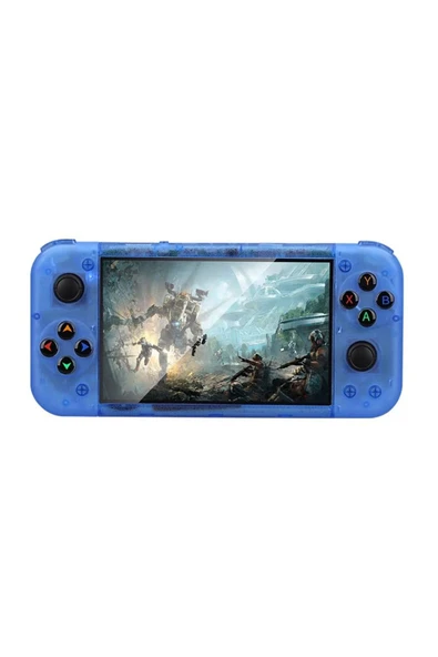 RG50XX Retro Oyun Konsolu,5 İnç HD IPS Ekran,Çift Joystick,64GB Kart,Linux Sistem,HD TV Out Konsol ürün görseli 1