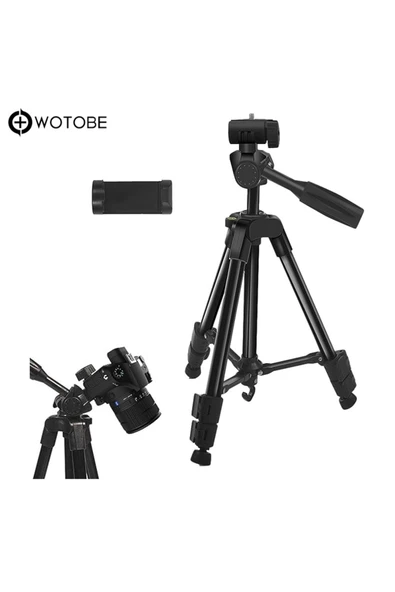 360 Derece Ayarlanabilir Android Ios Kamera Uyumlu Telefon Tutucu Kamera Sabitleyici Tripod ürün görseli 1