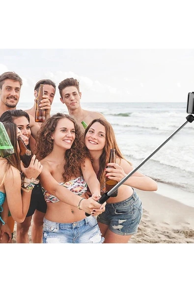 P50 Bluetooth Tripod Selfie Çubuğu-beyaz - Resim 4