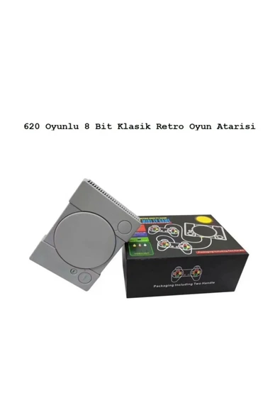 Classic Retro Mini Tv Game Atari 620 Oyunlu - Resim 5