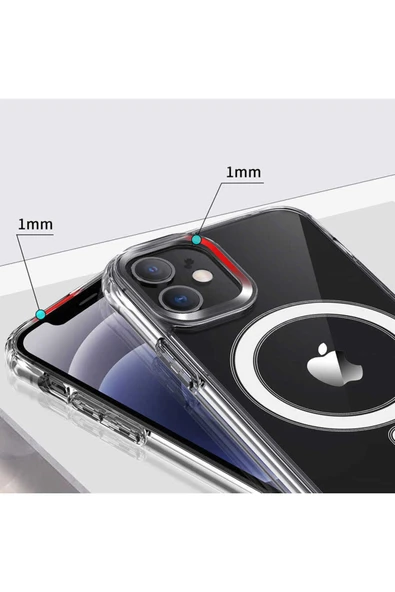 Apple Iphone 12 Pro Kılıf Tacsafe Wireless Kapak - Resim 6
