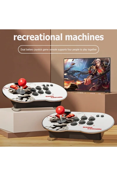 4K  HD Klasik Nostalji Arcade Uyumlu Retro Joystick PS 1 Atari  Çift Kişilik  Konsolu 10000 Oyunlu ürün görseli 1
