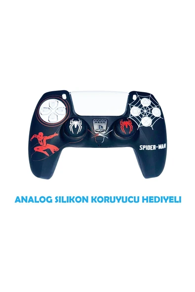 PS5 Dualsense Spider Man 2  Koruyucu Silikon Kılıf + Analog silikon Koruyucu ürün görseli 1