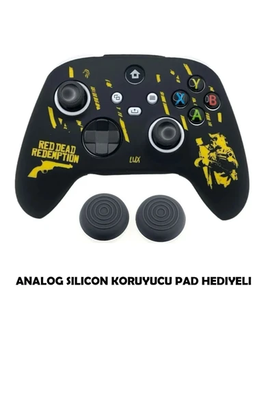 Xbox Series S/seris X 9.nesil Uyumlu Desenli Oyuncu Kolu Silikon Kılıf +Analog Silikon ürün görseli 1