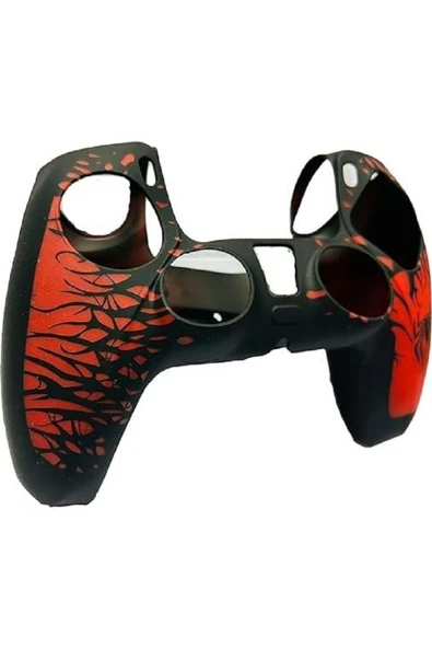 PS5 Dualsense Spider-Man Desenli Koruyucu Silikon Kılıf + Analog silikon Koruyucu ürün görseli 1