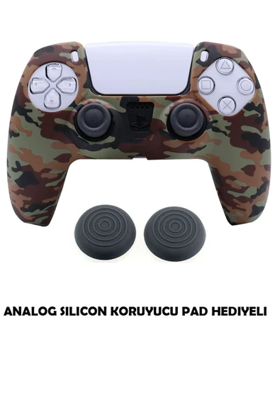 PS5 Dualsense Koruyucu Silikon Kılıf + Analog Silikon Koruyucu ürün görseli 1