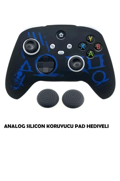 Xbox Series S/seris X 9.nesil Uyumlu Desenli Oyuncu Kolu Silikon Kılıf +Analog Silikon ürün görseli 1