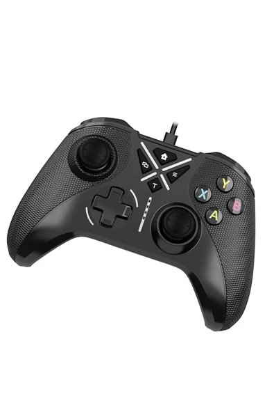 PC Kablolu USB Gamepad Windows 10/11 Uyumlu 3,5 mm Ses Jaklı Makro ve Turbo Tuşlu Oyun Kolu ürün görseli 1
