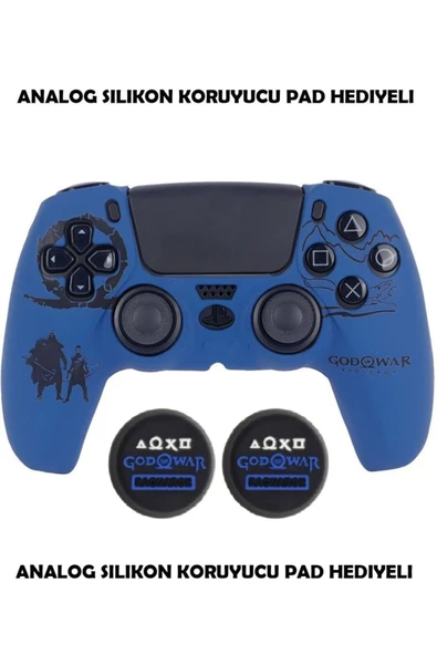 PS5 Dualsense Koruyucu Silikon Kılıf + Analog Silikon Koruyucu ürün görseli 1