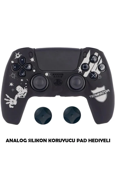PS5 Dualsense Koruyucu Silikon Kılıf + Analog Silikon Koruyucu ürün görseli 1