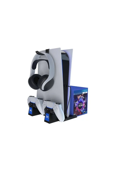PG-P5009 PS5 ve Aksesuarları için Çok İşlevli 5in1  Multi Stand ürün görseli 1