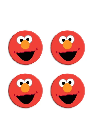 Elmo  PS5/PS4/PS3/Xbox One/One X/One S/Series X/Series S 3D Analog silikon Koruyucu -4 Adet ürün görseli 1