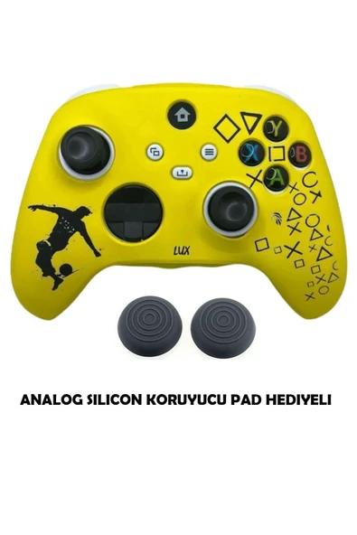 Xbox Series S/seris X 9.nesil Uyumlu Desenli Oyuncu Kolu Silikon Kılıf +Analog Silikon ürün görseli 1