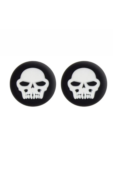 Skull   PS5/PS4/PS3/Xbox One/One X/One S/Series X/Series S 3D Analog silikon Koruyucu -2 Adet ürün görseli 1