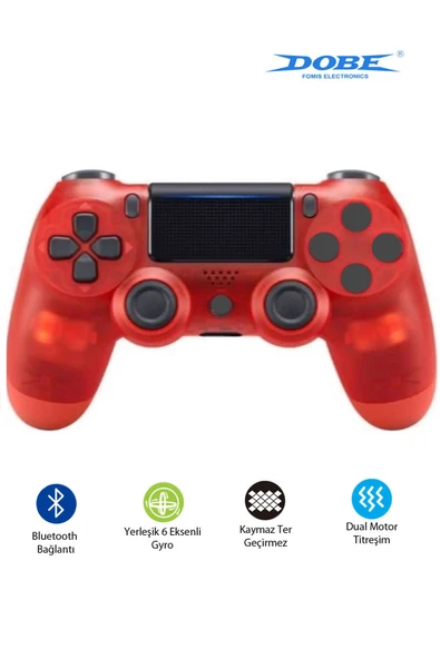 PS4-PC-Android BOX-Android-IOS Telefon Tablet Uyumlu Titreşimli Bluetooth Oyun Kolu ürün görseli 1