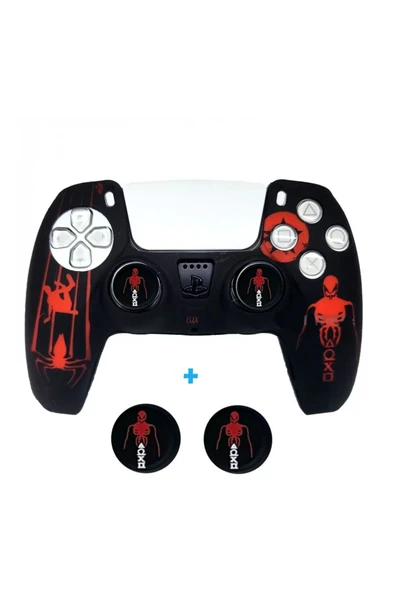 PS5 Dualsense Spider Man 2  Koruyucu Silikon Kılıf + Analog silikon Koruyucu ürün görseli 1